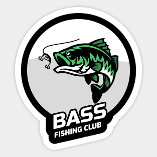 Bass fishing club Sticker